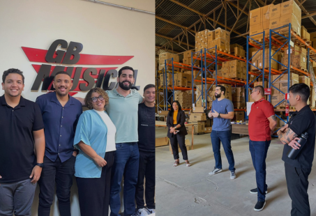 Visita à sede da GB Musical reforça laços com representantes Soundvoice