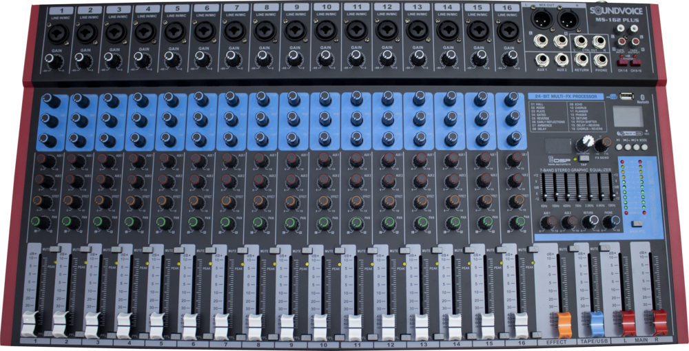 MESA DE SOM SOUNDVOICE MS-162 PLUS