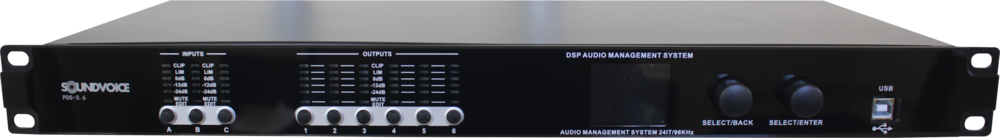 PROCESSADOR DIGITAL SOUNDVOICE PDS-3.6