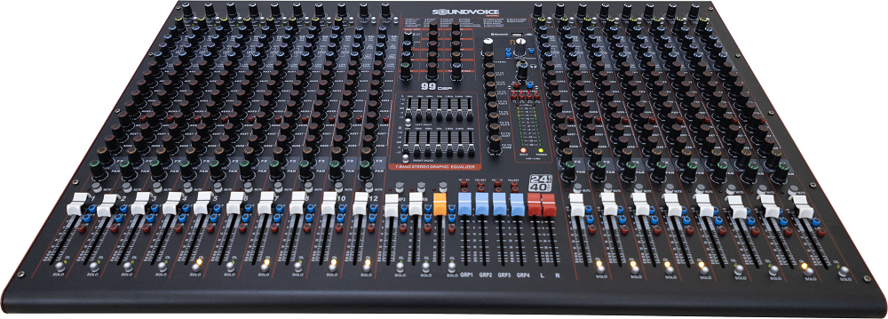 MESA DE SOM PROFISSIONAL SOUNDVOICE OCTA PRO MPO -20.8