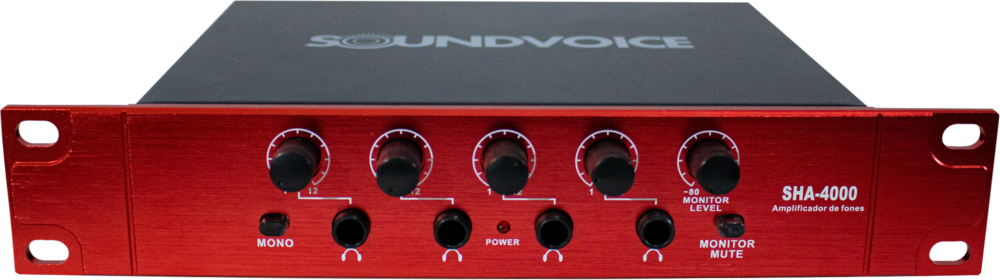 AMPLIFICADOR DE FONE SOUNDVOICE SHA-4000