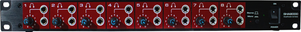 AMPLIFICADOR DE FONE SOUNDVOICE SHA-8000